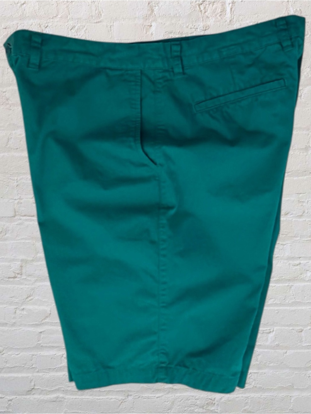 Patagonia Organic Cotton Chino Shorts Men’s 36 Teal Green Flat Front Casual - Picture 3 of 8
